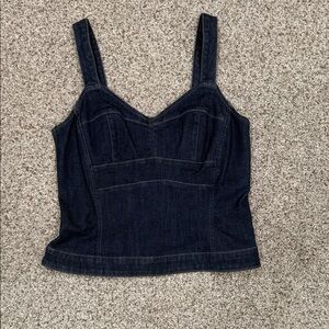 White House Black Market Denim Bodice